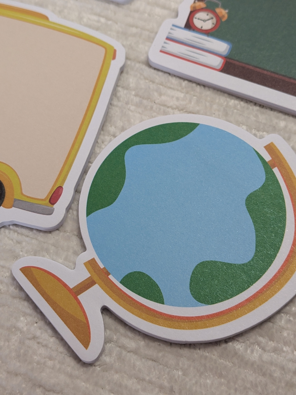 Notepads School-Themed Set Of 9 - Colorful Classroom Icons Each Pad 20 Sheets - Picture 3 of 12